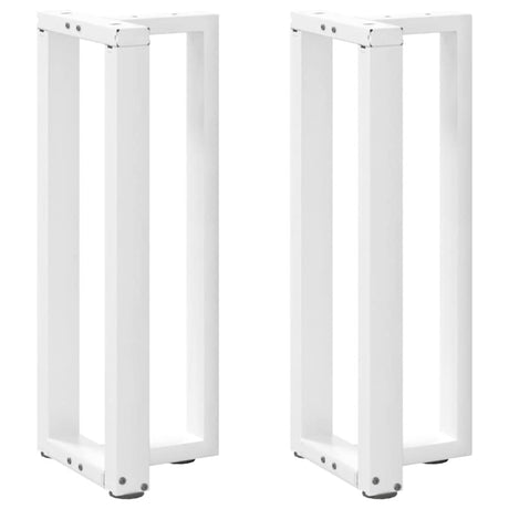 Vidaxl console tafelpoten 2 st t-vormig 38x25x(72-73) cm staal wit