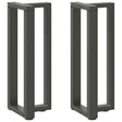 Vidaxl console tafelpoten 2st t-vormig 38x25x(72-73)cm staal antraciet