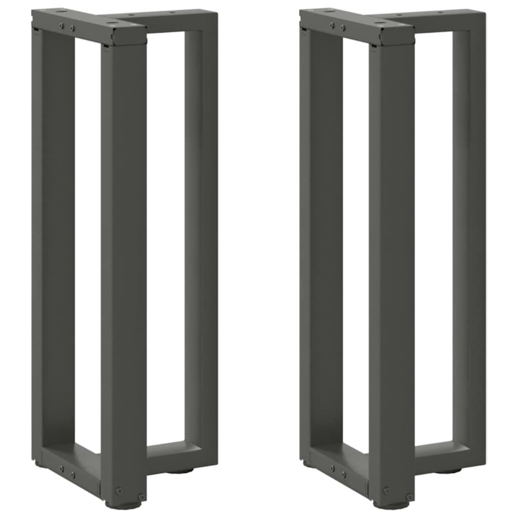 Vidaxl console tafelpoten 2st t-vormig 38x25x(72-73)cm staal antraciet