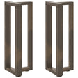 Vidaxl console tafelpoten 2 st t-vormig 38x25x(72-73)cm staal naturel