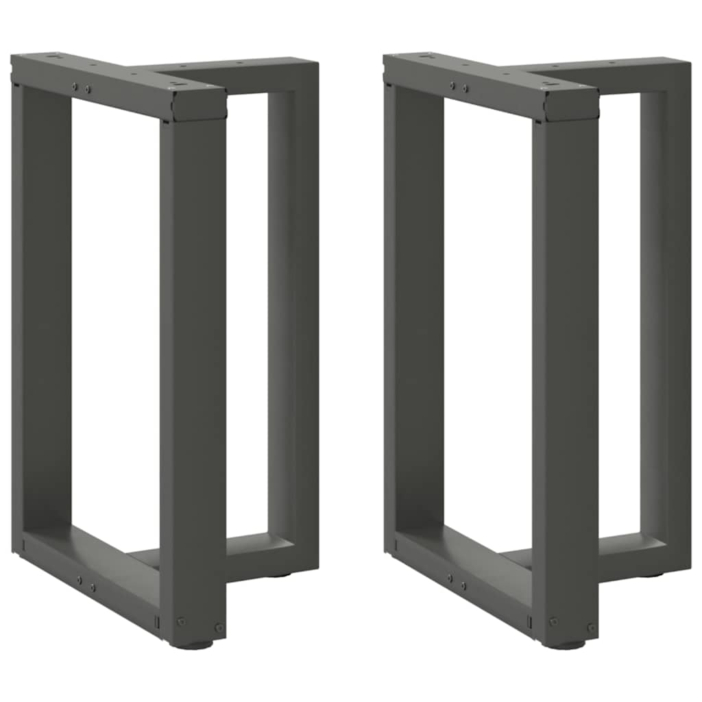 Vidaxl eettafelpoten 2 st t-vormig 60x35x(72-73) cm staal antraciet