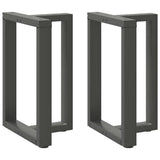 Vidaxl eettafelpoten 2 st t-vormig 60x35x(72-73) cm staal antraciet