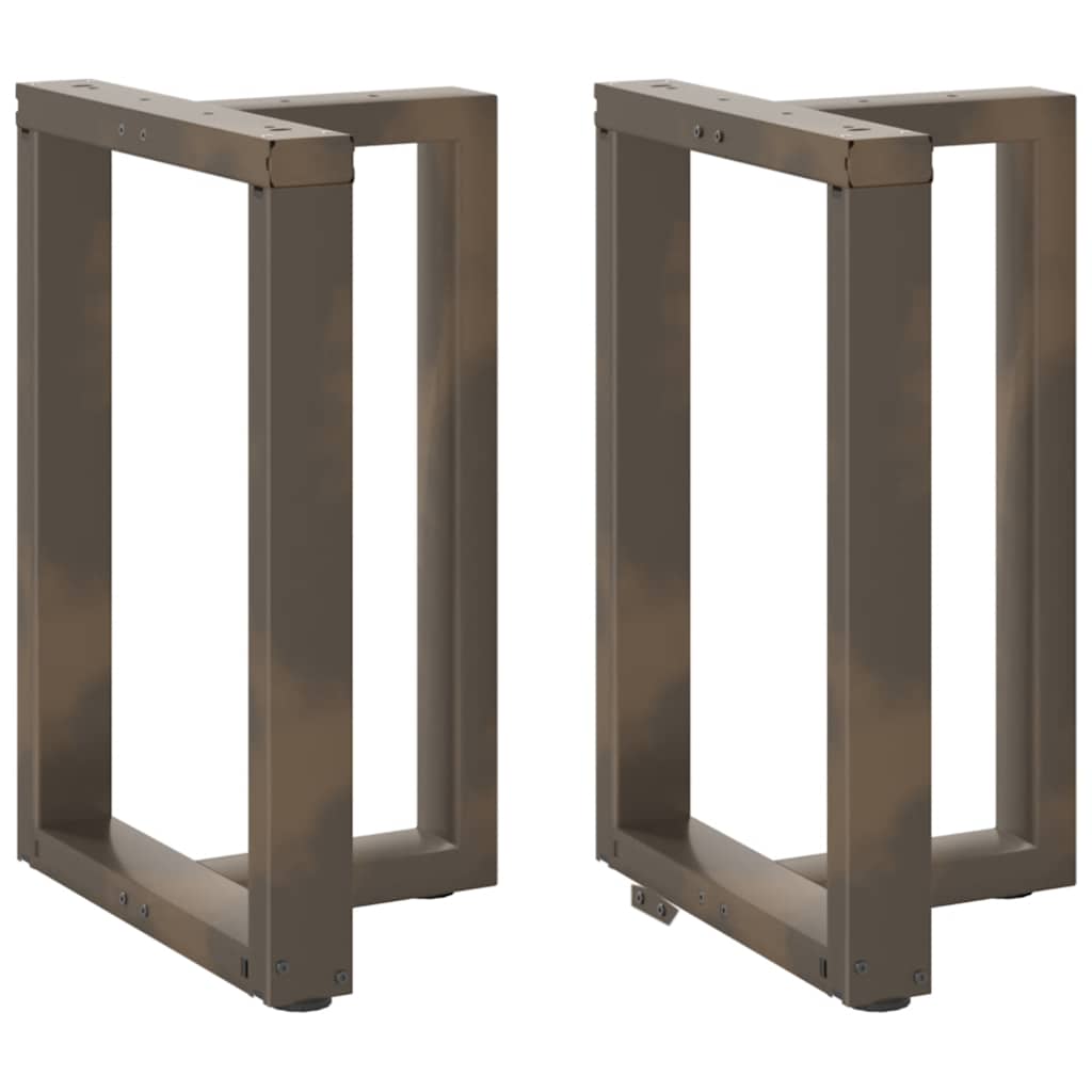 Vidaxl eettafelpoten 2 st t-vormig 60x35x(72-73) cm staal naturel