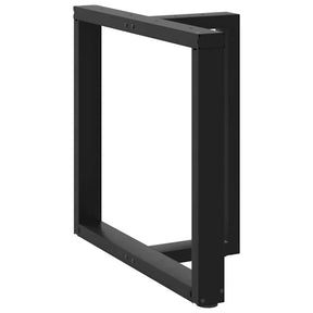 Vidaxl eettafelpoten 2 st t-vormig 70x35x(72-73) cm staal zwart