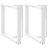 Vidaxl eettafelpoten 2 st t-vormig 70x35x(72-73) cm staal wit