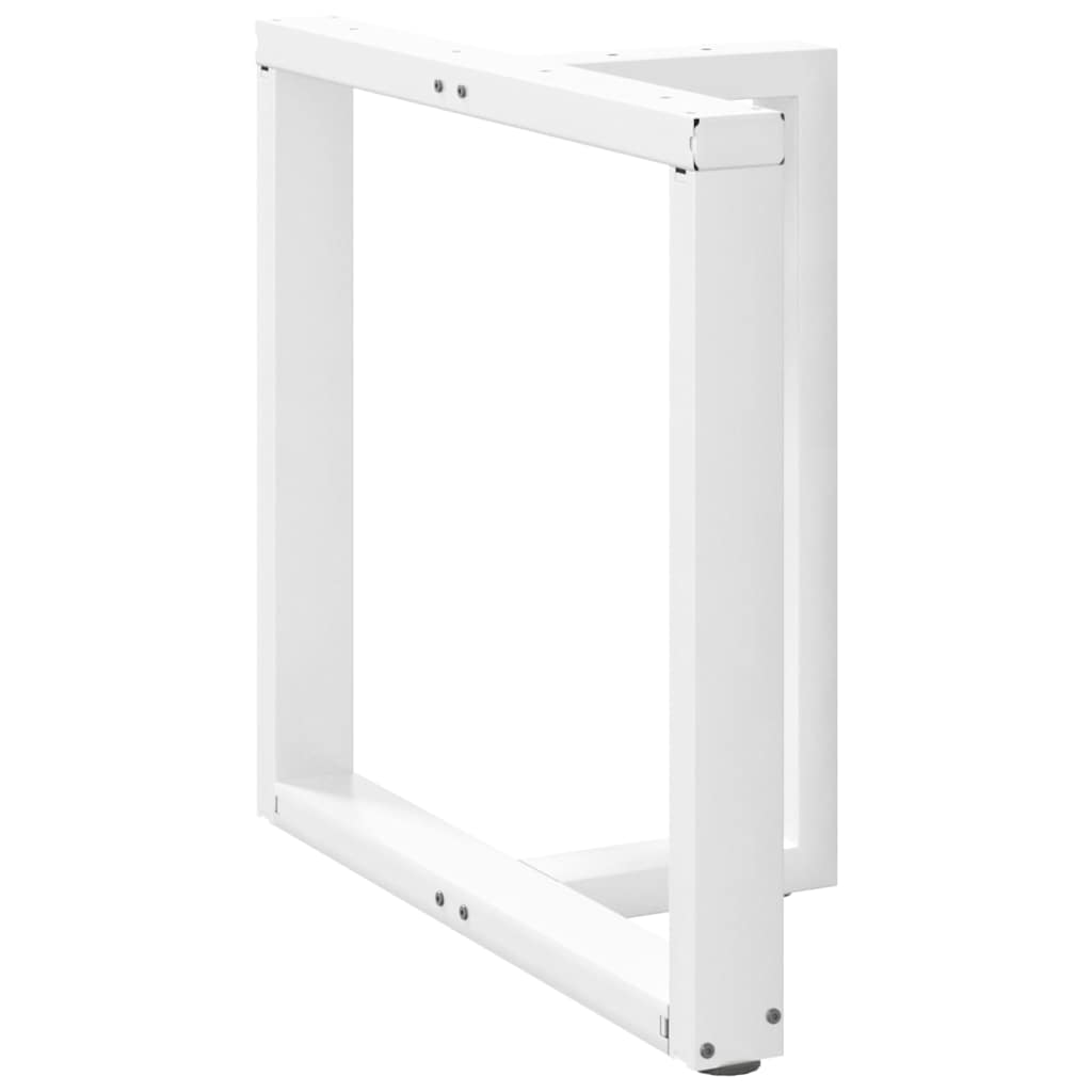 Vidaxl eettafelpoten 2 st t-vormig 70x35x(72-73) cm staal wit