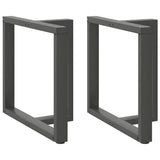 Vidaxl eettafelpoten 2 st t-vormig 70x35x(72-73) cm staal antraciet