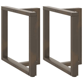 Vidaxl eettafelpoten 2 st t-vormig 70x35x(72-73) cm staal naturel