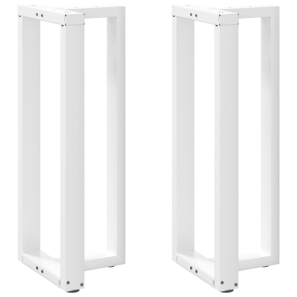 Vidaxl bartafelpoten 2 st t-vormig 40x35x(100-101) cm staal wit