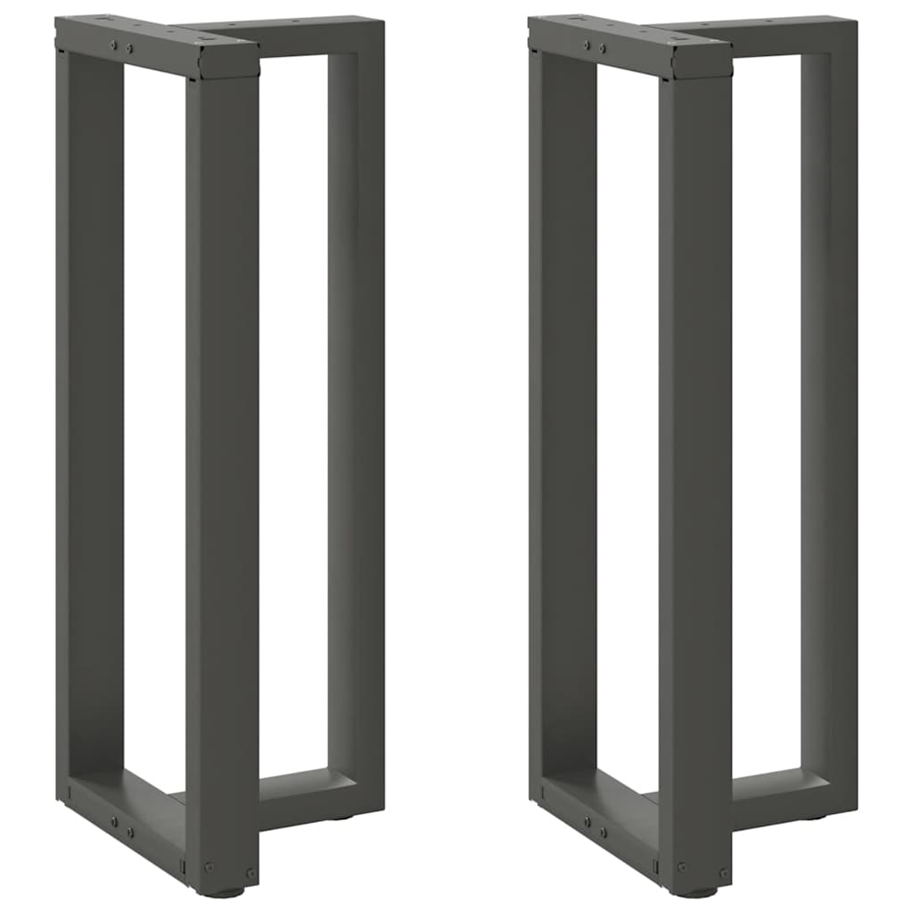 Vidaxl bartafelpoten 2 st t-vormig 40x35x(100-101) cm staal antraciet
