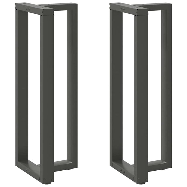 Vidaxl bartafelpoten 2 st t-vormig 50x35x(110-111) cm staal antraciet