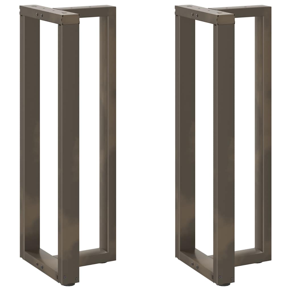 Vidaxl bartafelpoten 2 st t-vormig 50x35x(110-111) cm staal naturel