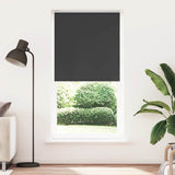 Vidaxl rolgordijn verduisterend 115x210 cm stofbreedte 110,7 cm zwart