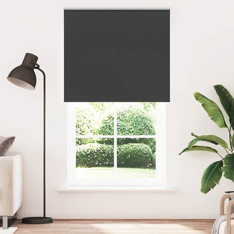Vidaxl rolgordijn verduisterend 130x230 cm stofbreedte 126,6 cm zwart