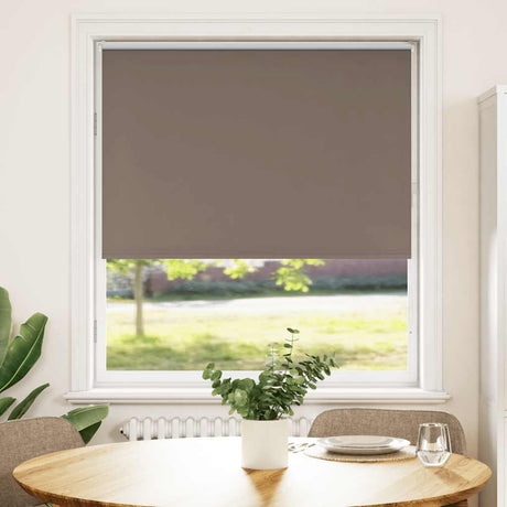 Vidaxl rolgordijn verduisterend koffie 110x130 cm stofbreedte 105,7 cm
