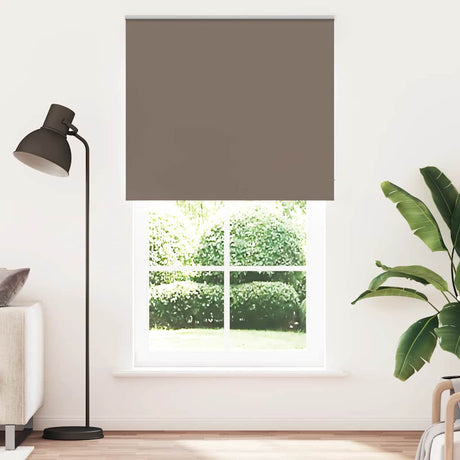 Vidaxl rolgordijn verduisterend koffie 135x210 cm stofbreedte 131,6 cm