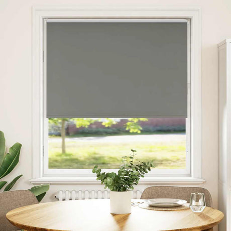 Vidaxl rolgordijn verduisterend 115x130 cm stofbreedte 110,7 cm grijs