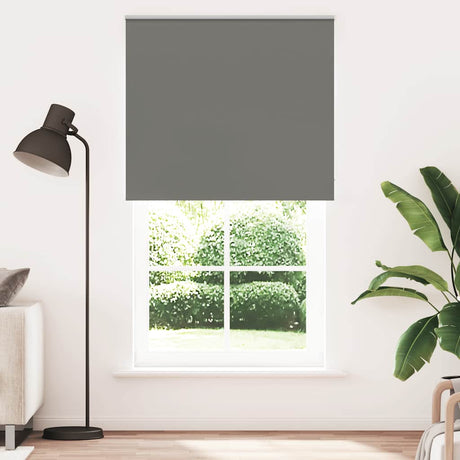 Vidaxx Verdunkelungsrollo 140x230 cm Stoffbreite 136,6 cm Grau