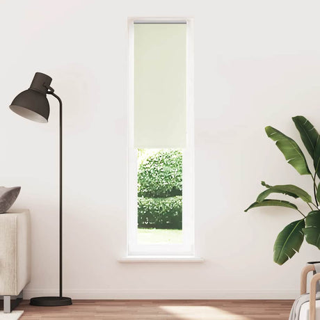 Vidaxx Verdunkelungsrollo 40x230 cm Stoffbreite Offwhite