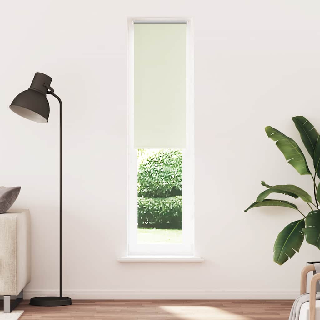 Vidaxx Verdunkelungsrollo 60x230 cm Stoffbreite Offwhite