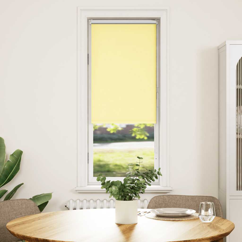 Vidaxx Verdunkelungsrollo 50x130 cm, Stoffbreite 45,7 cm Gelb