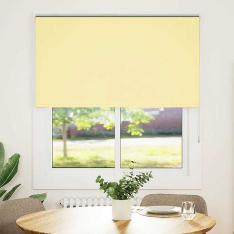 Vidaxx Verdunkelungsrollo 140x175 cm Stoffbreite 136,6 cm Gelb