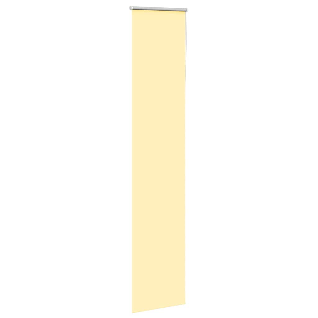 VidaXL Rollo 45x210 cm Verdunkelungsstoff Breite 40,7 cm Gelb