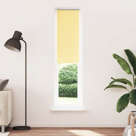 VidaXL Rollo 40x230 cm Stoff Verdunkelung gelb Stoffbreite 35,7cm