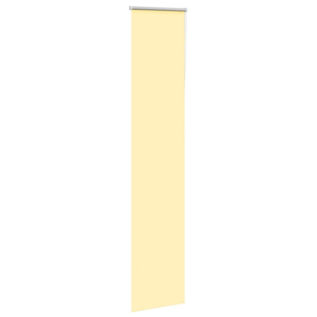 VidaXL Rollo 40x230 cm Stoff Verdunkelung gelb Stoffbreite 35,7cm