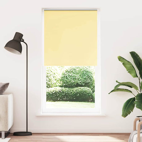 VidaXL Rollo 115x230 cm Verdunkelungsstoff Breite 110,7 cm Gelb