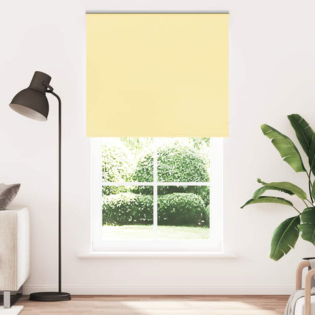 VidaXL Rollo 120x230 cm Verdunkelungsstoff Breite 116,6 cm Gelb