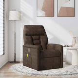 Vidaxl massagestoel microvezelstof bruin