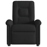 Vidaxl fauteuil verstelbaar stof zwart