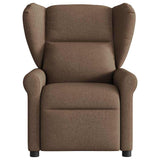 Vidaxl fauteuil verstelbaar stof bruin