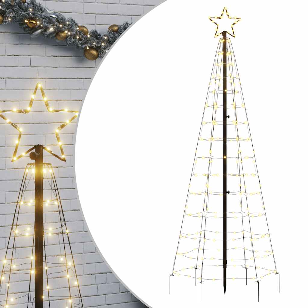 Vidaxl led kerstboom met spikes 220 leds warm wit 180 cm