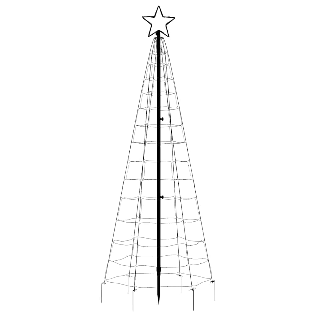 Vidaxl led kerstboom met spikes 220 leds warm wit 180 cm