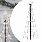 Vidaxl led kerstboom met spikes 220 leds koud wit 180 cm
