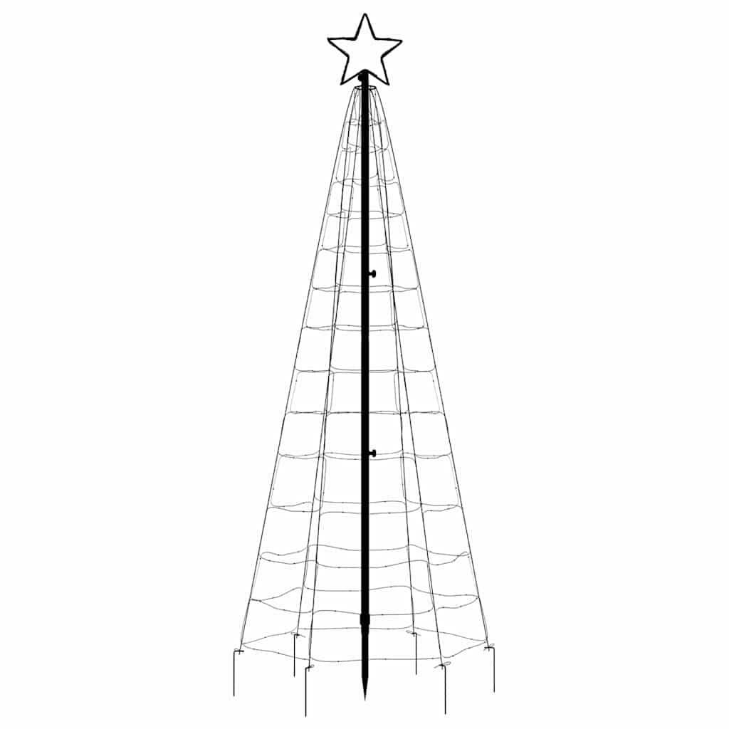 Vidaxl led kerstboom met spikes 220 leds koud wit 180 cm
