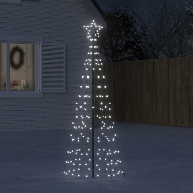 Vidaxl led kerstboom met spikes 220 leds koud wit 180 cm