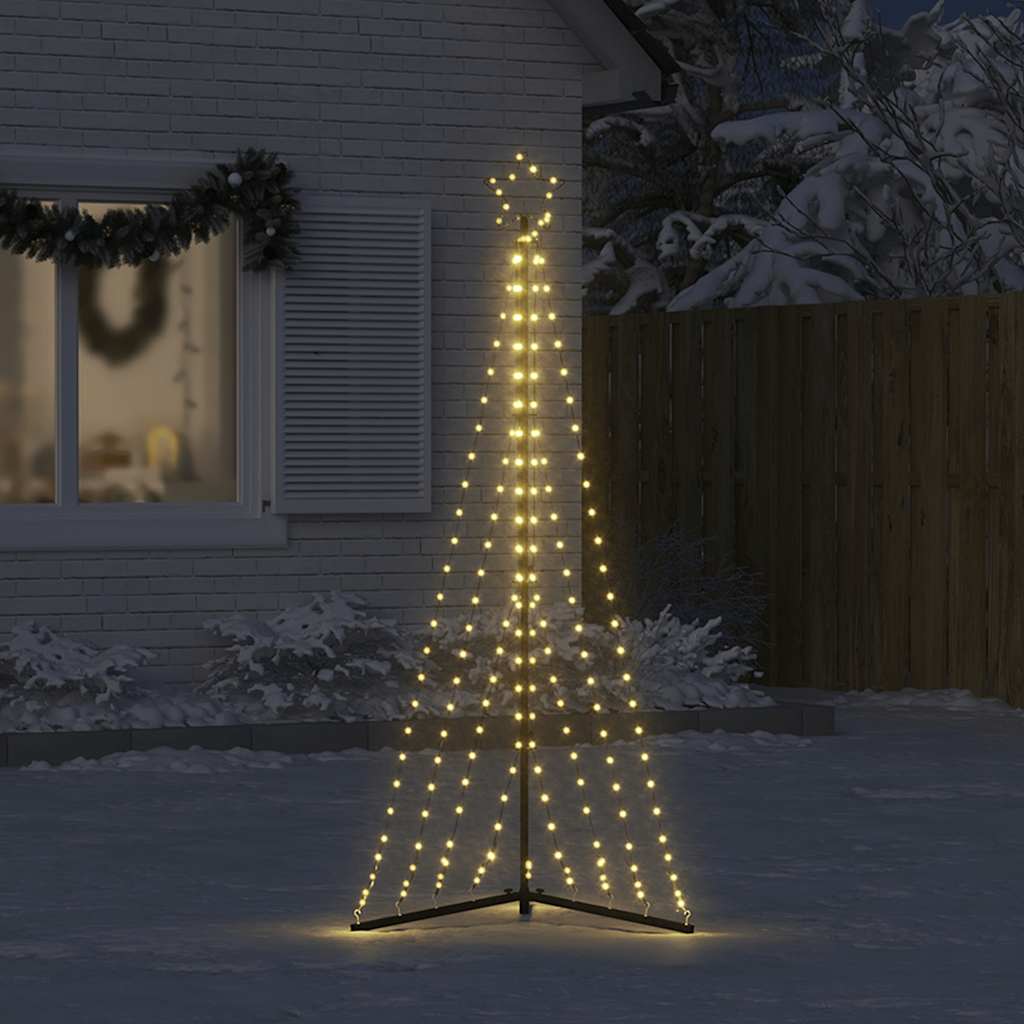 Vidaxxl LED-Weihnachtsbaum 339 LEDs warmweiß 182 cm