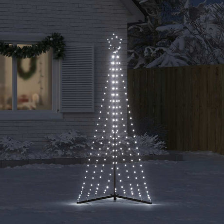 Vidaxxl LED-Weihnachtsbaum 339 LEDs kaltweiß 182 cm