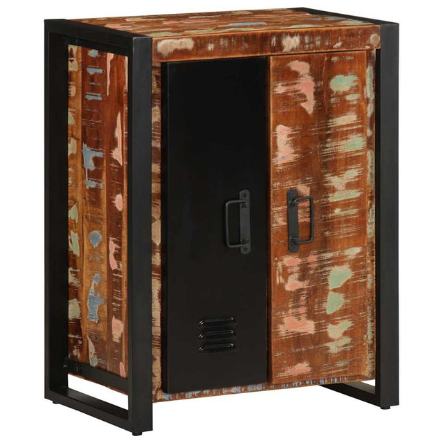 Vidaxl dressoir 55x35x70 cm massief gerecycled hout meerkleurig