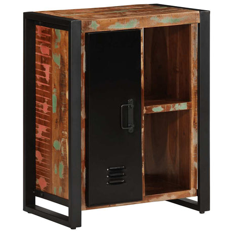 Vidaxl dressoir 55x35x70 cm massief gerecycled hout meerkleurig