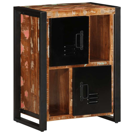 Vidaxl dressoir 55x35x70 cm massief gerecycled hout meerkleurig