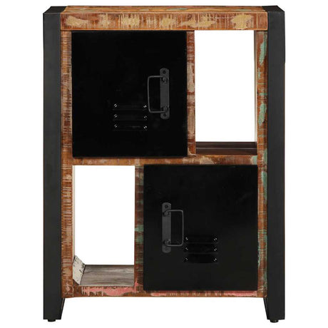 Vidaxl dressoir 55x35x70 cm massief gerecycled hout meerkleurig