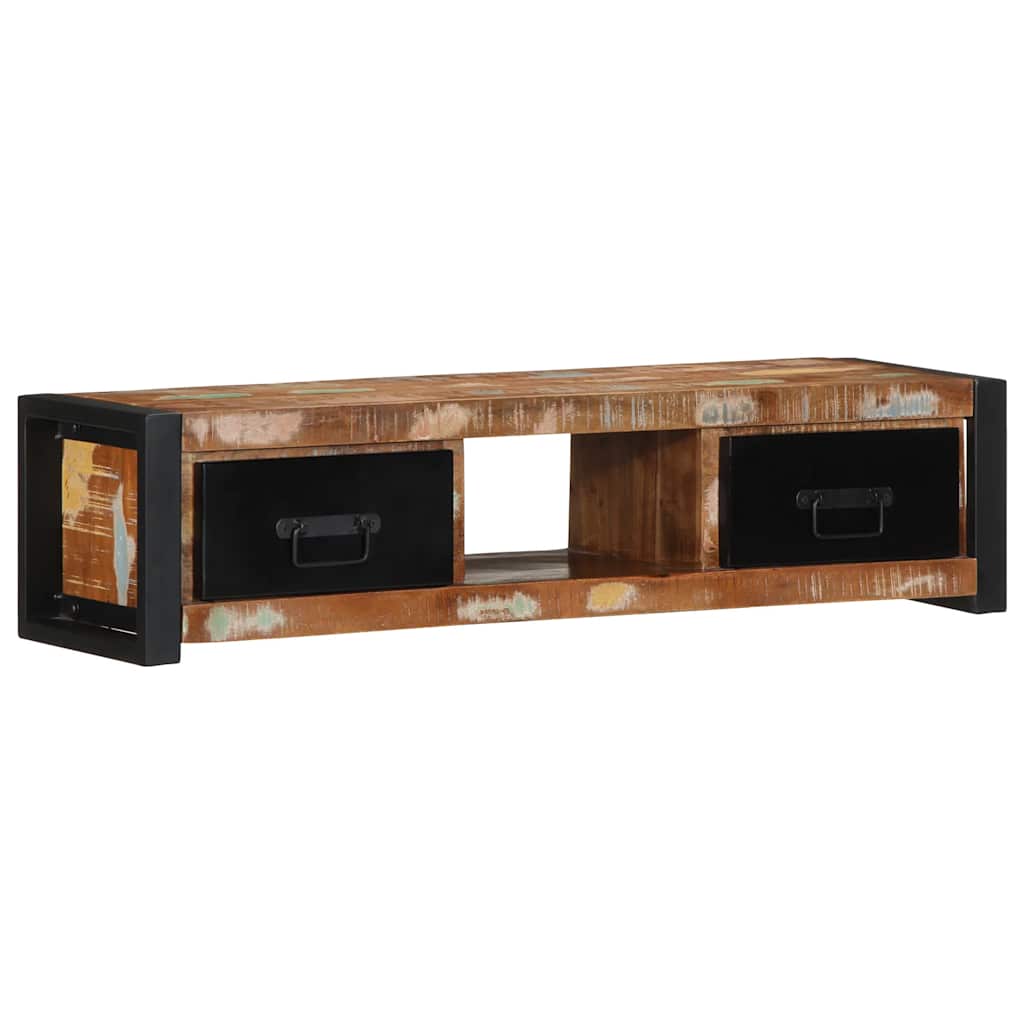 Vidaxl tv-meubel 100x30x25 cm massief gerecycled hout