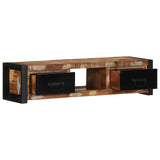 Vidaxl tv-meubel 100x30x25 cm massief gerecycled hout