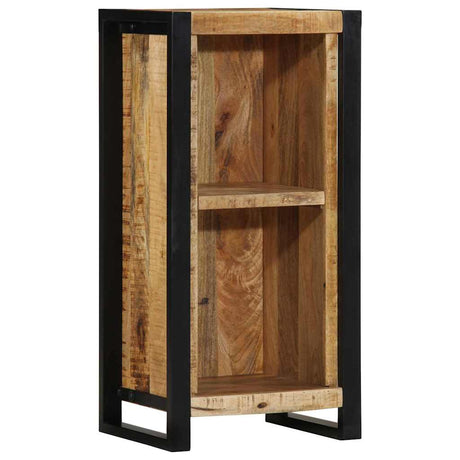 Vidaxl nachtkastje met plank bruin 40 x 30 x 80 cm massief mangohout