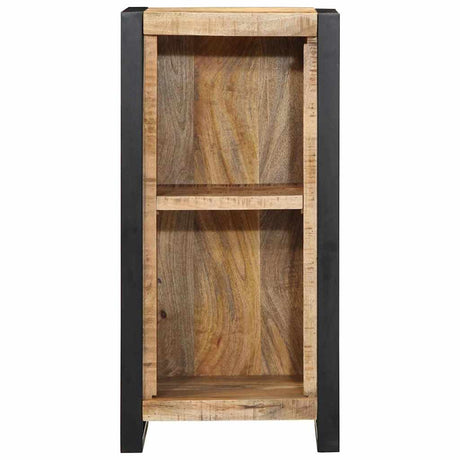 Vidaxl nachtkastje met plank bruin 40 x 30 x 80 cm massief mangohout