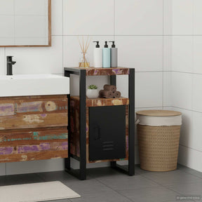 Vidaxl badkamerkast bruin 40 x 35 x 75 cm massief gerecycled hout